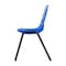 Flash Furniture HERCULES Student Desk w/Open Front Metal Book Box, Natural Desktop, Black Frame and Nvy Stack Chair FD-DESK-NAB-SCH3NB-GG - alternate 2